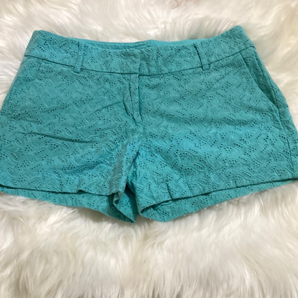 Turquoise shorts Ann Taylor